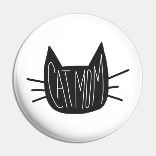 Cat Mom Doodle Pin