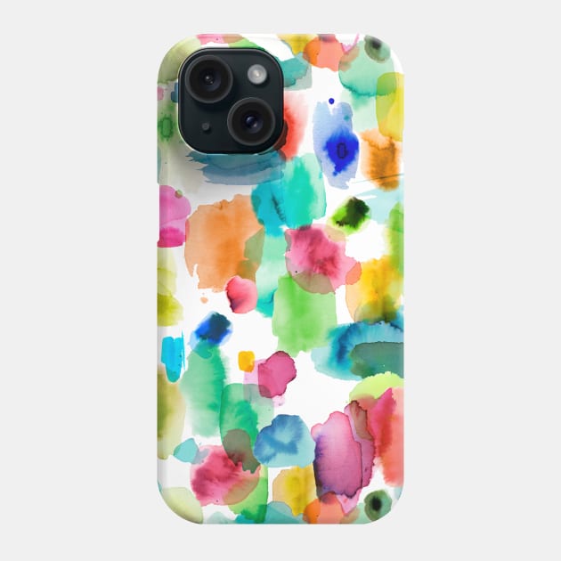 Spring Tones Red Green Phone Case by ninoladesign