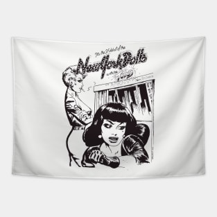 black new york dolls Tapestry