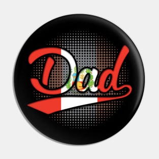 Peruvian Dad - Gift for Peruvian From Peru Pin