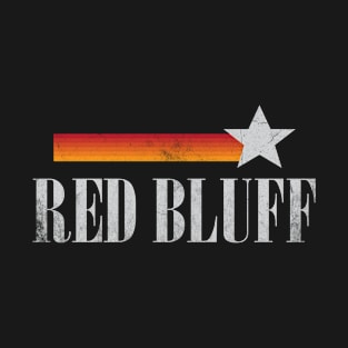 Red Bluff California Vintage-Style T-Shirt