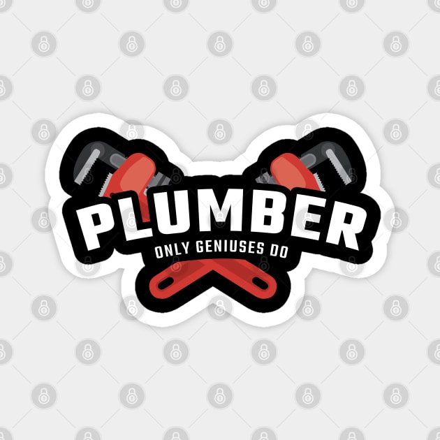 plumber Magnet by Circle Project