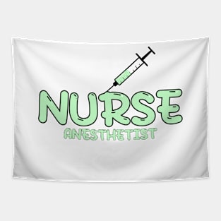 Nurse Anesthetist (CRNA) Green Tapestry