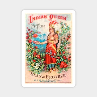 Indian Queen Perfume Advertisment Magnet