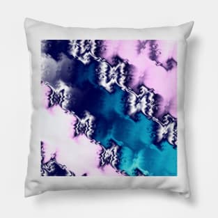 Fractal zigzags Pillow