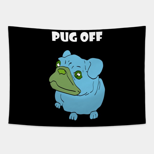 Pug off Tapestry by Max