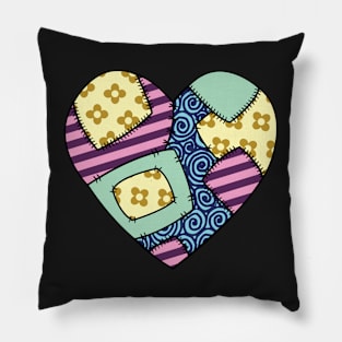 Patchwork heart Pillow