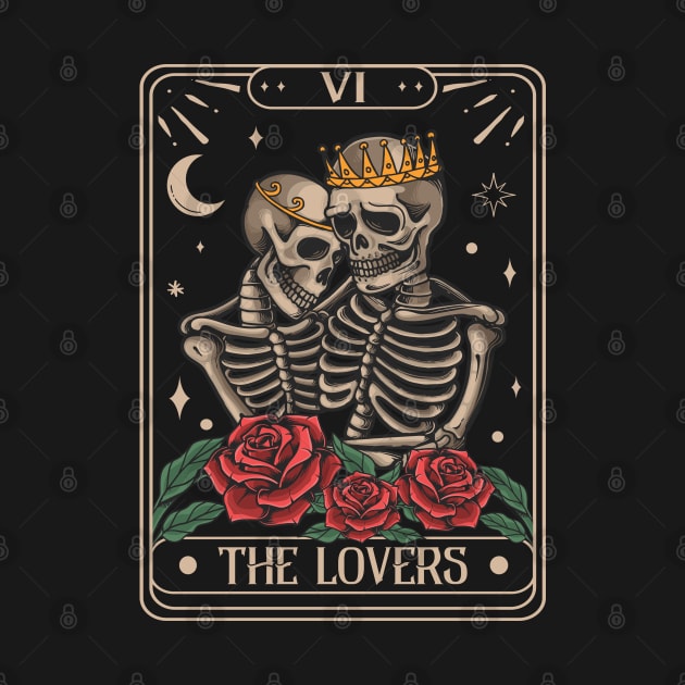 The Lovers Tarot Card by Charaf Eddine