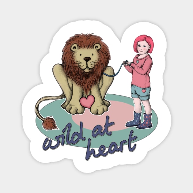 Wild At Heart Magnet by micklyn