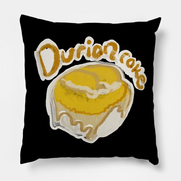 DURIAN CAKE Pillow by HAIFAHARIS