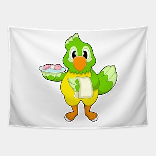 Parrot Chef Worm Tapestry