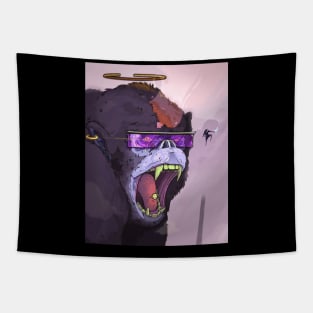 Furious monkey Tapestry