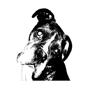 Black and White Boxer T-Shirt