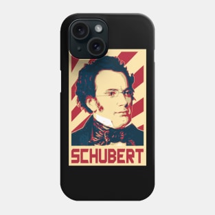 Franz Schubert Retro Propaganda Phone Case