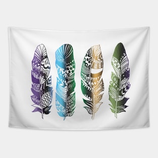 Never too many Feathers Tapestry