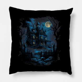 dark castle Pillow