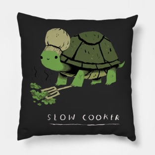 slow cooker turtle shirt Pillow