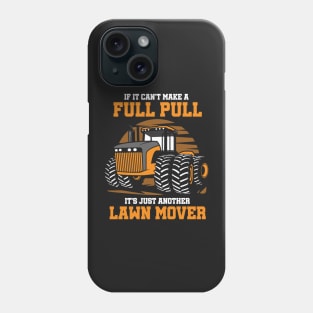 full pull lawn mover Phone Case