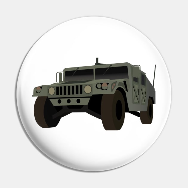 American Army Military Truck Pin by NorseTech