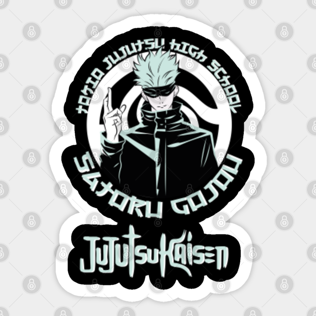 jujutsu kaisen satoru gojou jujutsu kaisen sticker