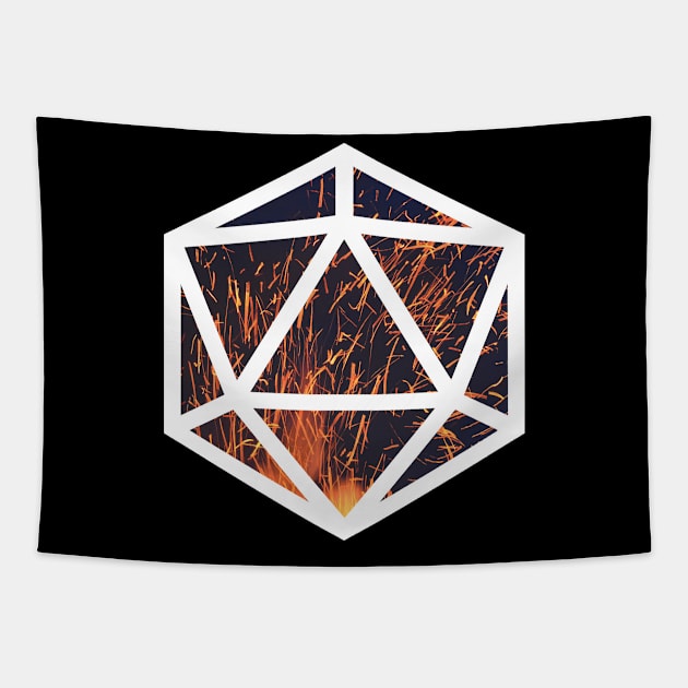 D20 Decal Badge - Dragon's Heart Tapestry by aaallsmiles