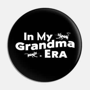 In My Grandma Era Funny Cat Lovers Shirt Pin