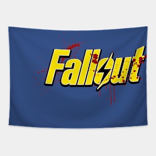 Fallout Blood Splatter Tapestry