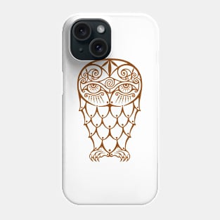 Owl in a Celtic Style Phone Case