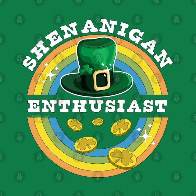 Shenanigan Enthusiast St Patrick's Day Funny by OrangeMonkeyArt