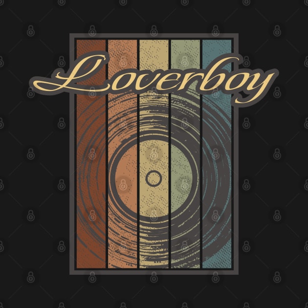 Loverboy Vynil Silhouette by North Tight Rope