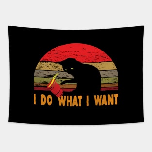 I Do What I Want Cat  cate lover , kitty , kitten Tapestry