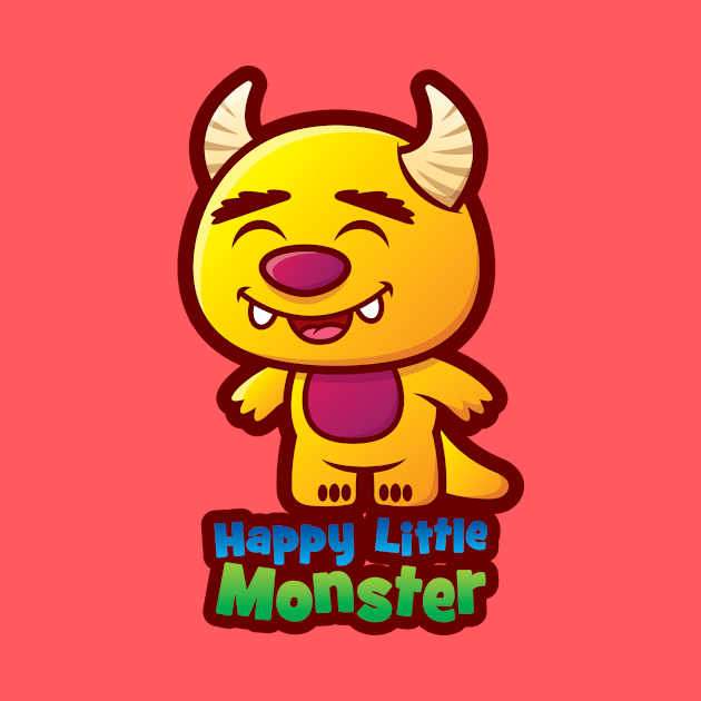 Happy Little Monster by avertodesign