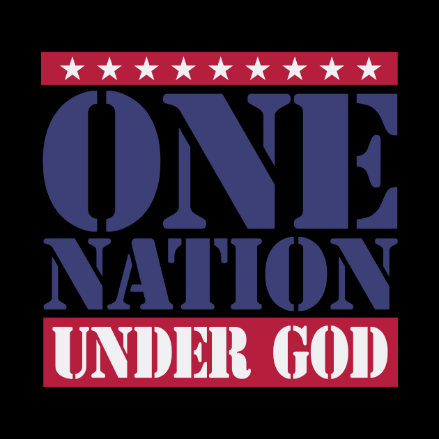 ONE NATION UNDER GOD by HelloShop88