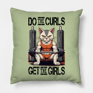 Do the Curls, Get the Girls Pillow