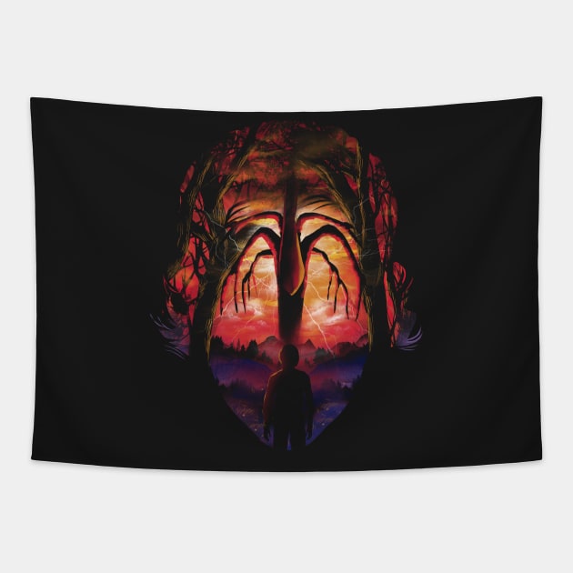 Shadow Monster Tapestry by DANDINGEROZZ