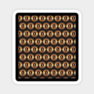 Gold coffee beans pattern Magnet