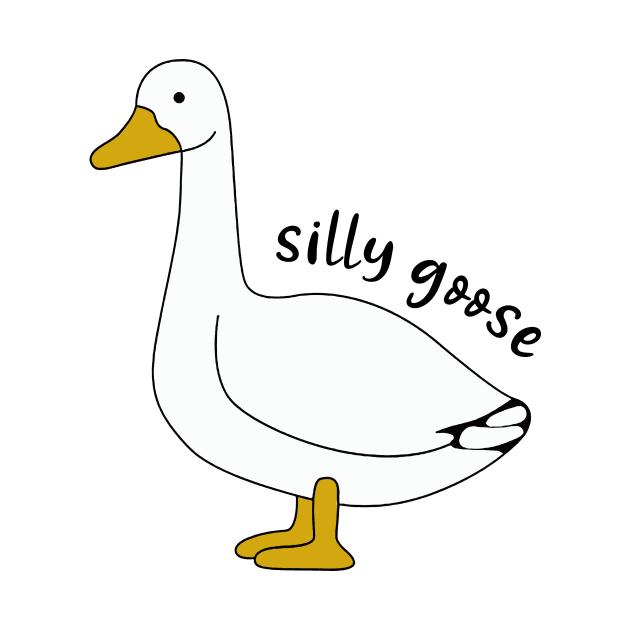 silly goose funny by Linda Lisa