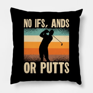 Golf Player Golf Course Golfer Pillow