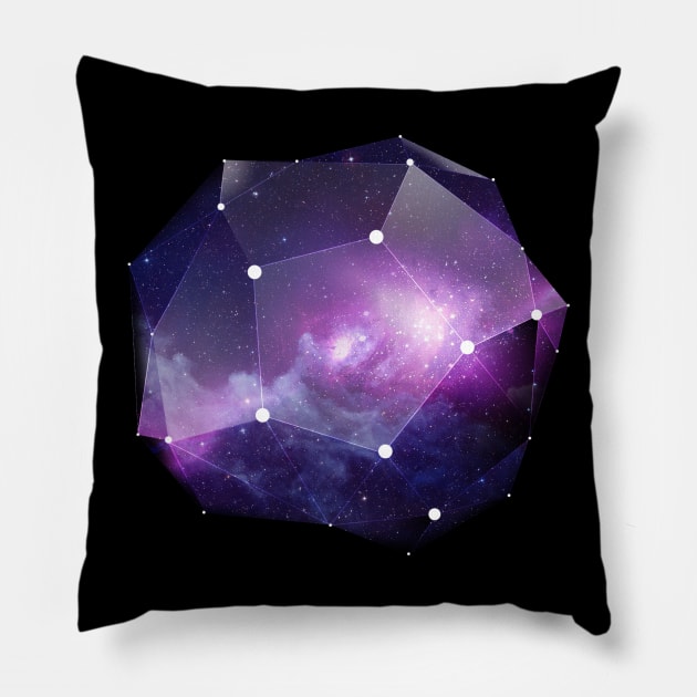 Galaxy prisma Pillow by Red