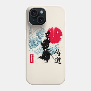 Japanese Samurai Warrior x Kanagawa Wave - Victory or Death - Stylized Phone Case