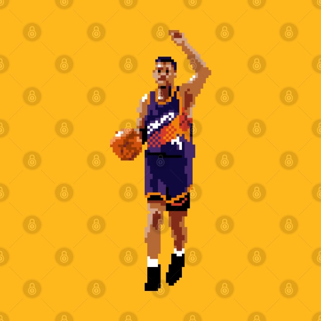 Kevin Johnson Pixel Dribble by qiangdade