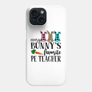 Every Bunny's Favorite Pe Teacher Leopard Buffalo Bunny Easter Day Phone Case