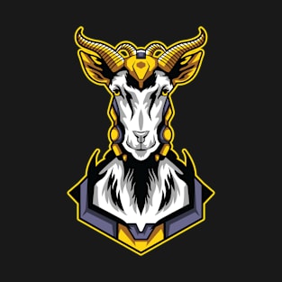 Goat cyborg illustration T-Shirt