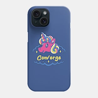 coverge and the naughty unicorn Phone Case
