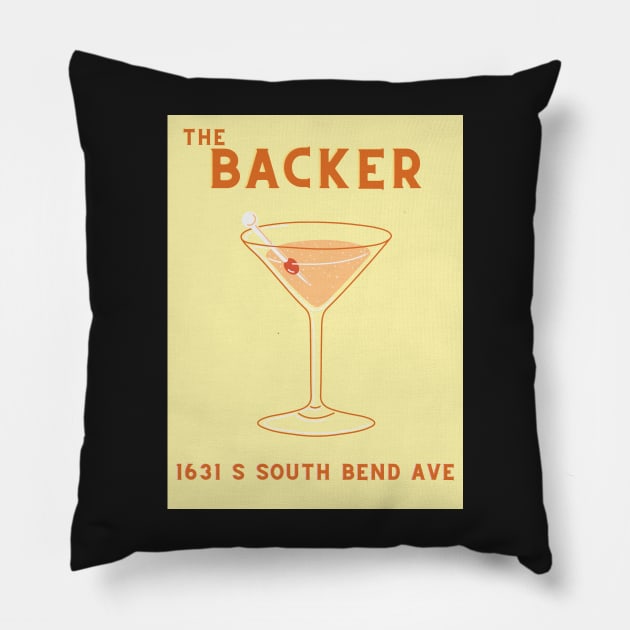 Notre Dame The Backer Pillow by vickykuprewicz