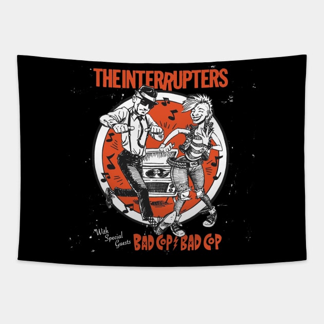 Bad Cop Bad Interuppters Tapestry by blackypaw