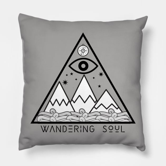 Wandering Soul Pillow by wanderingteez