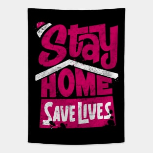 Stay Home Save Lives Tribute to Frontliners Tapestry