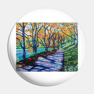 'Bass Lake in the Fall' Pin