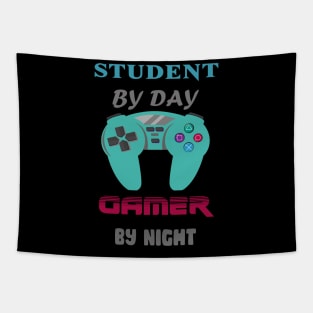 Student  by day Gamer by night Tapestry